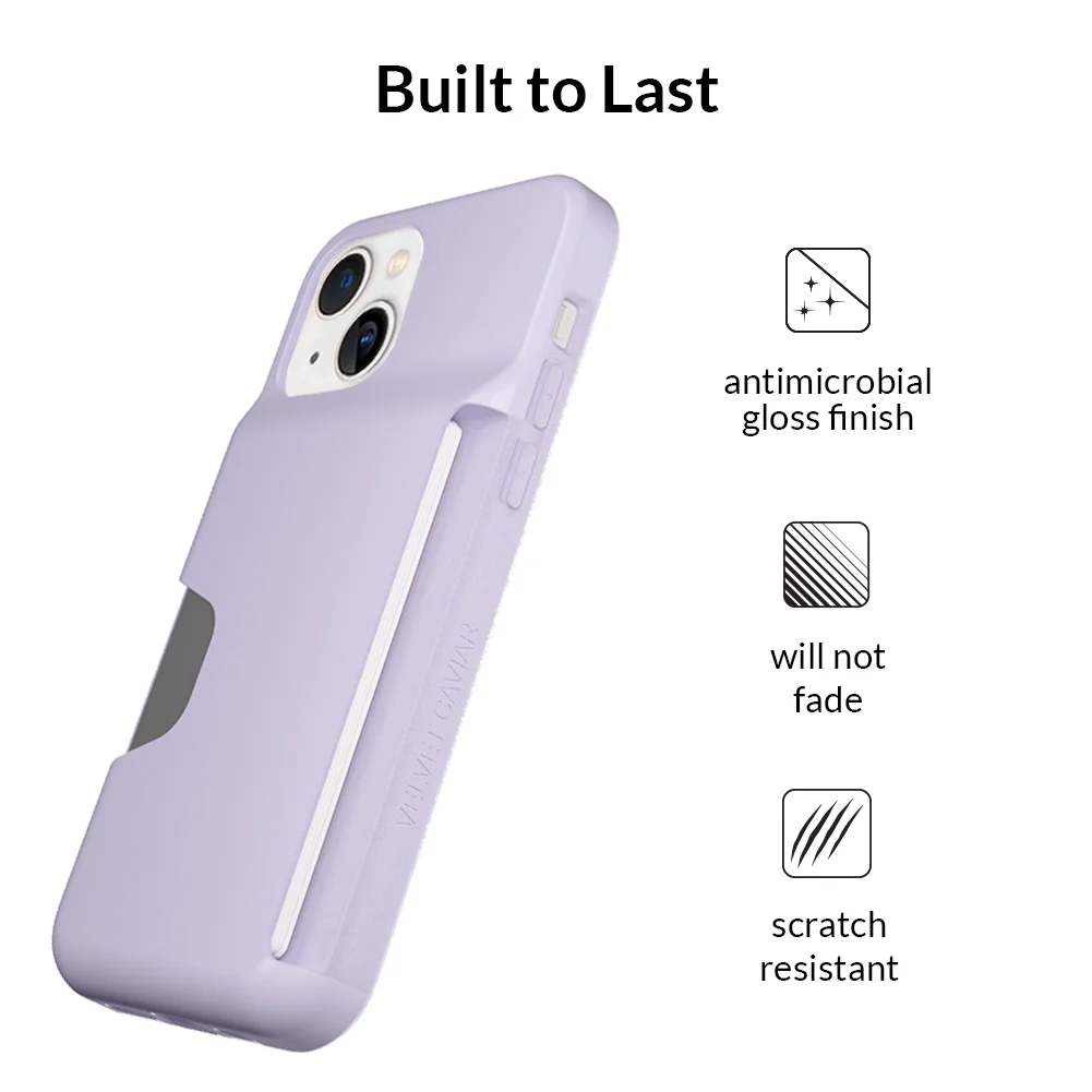 Light Purple iPhone Wallet Case - Image 32