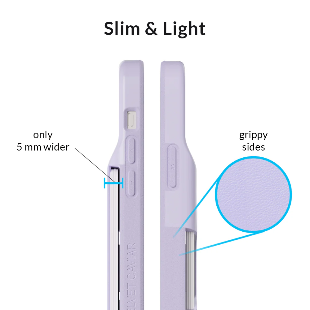 Light Purple iPhone Wallet Case - Image 69