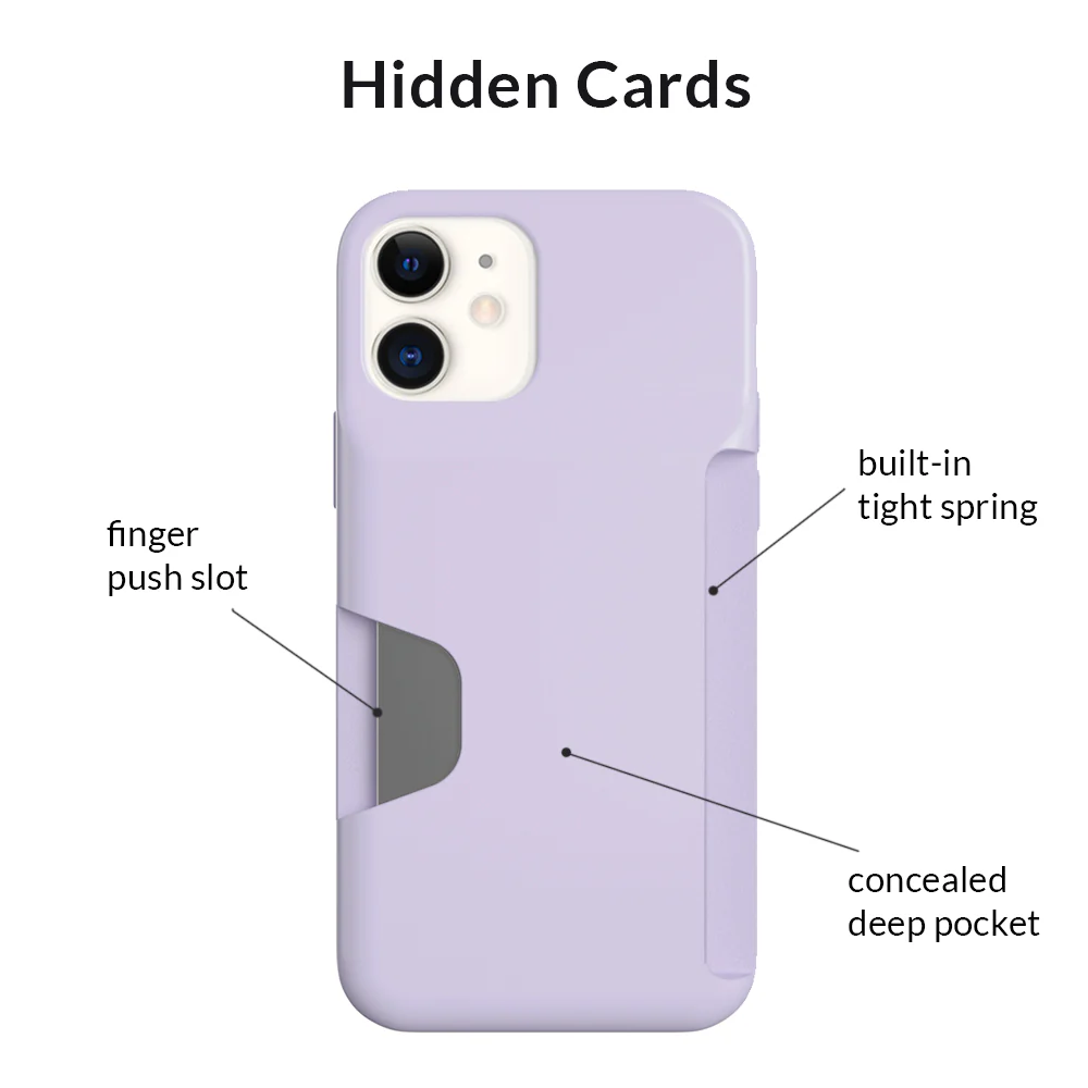 Light Purple iPhone Wallet Case - Image 76