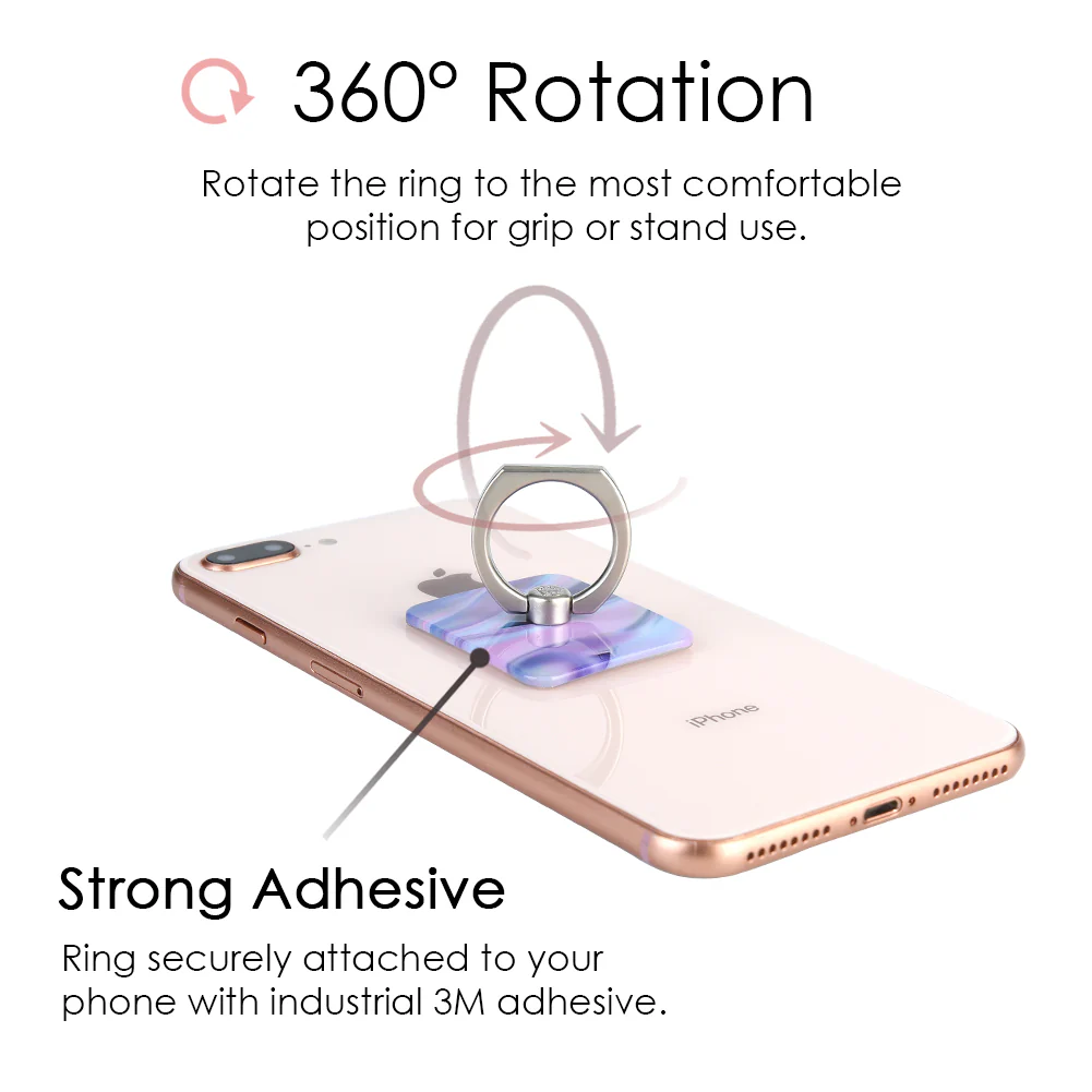 Purple Waves Phone Ring - Image 3