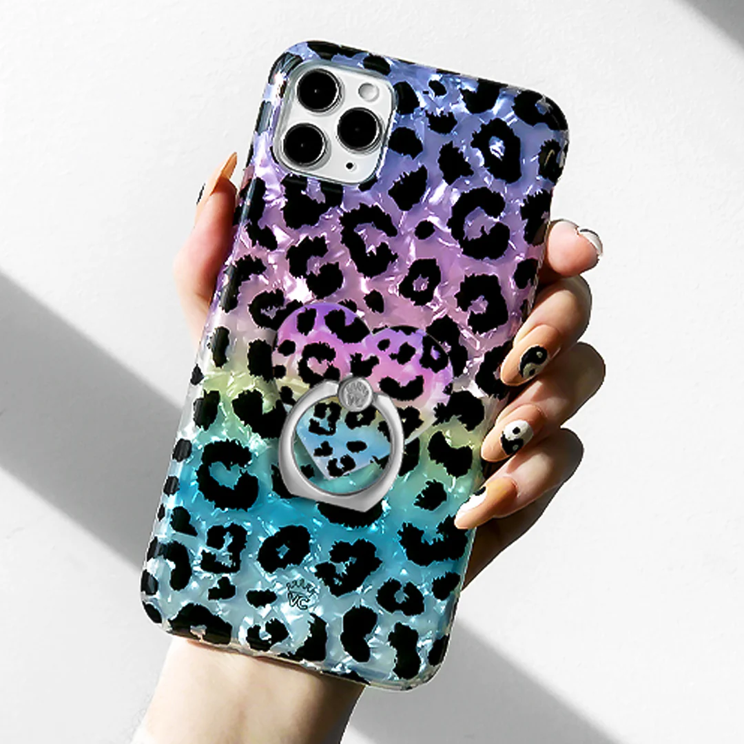Rainbow Leopard iPhone Case - Image 68