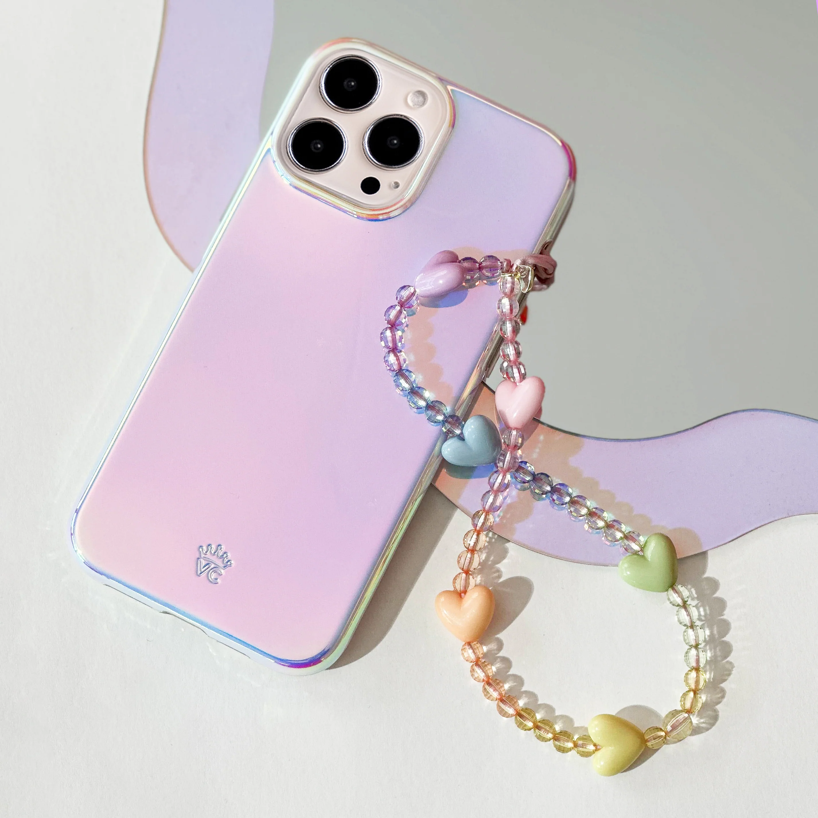 Rainbow Heart Phone Charm - Image 2