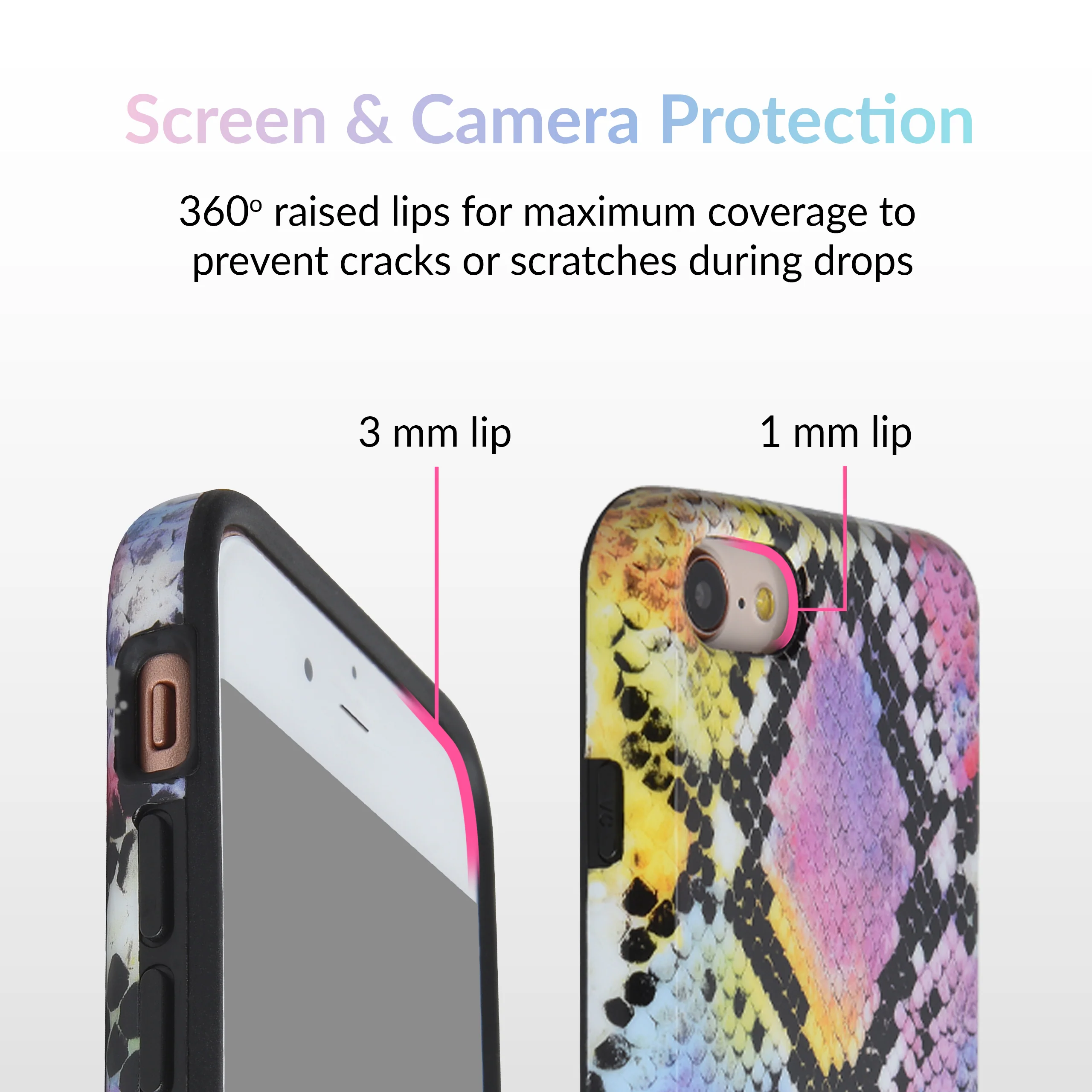 Neon Snakeskin iPhone Case - Image 10