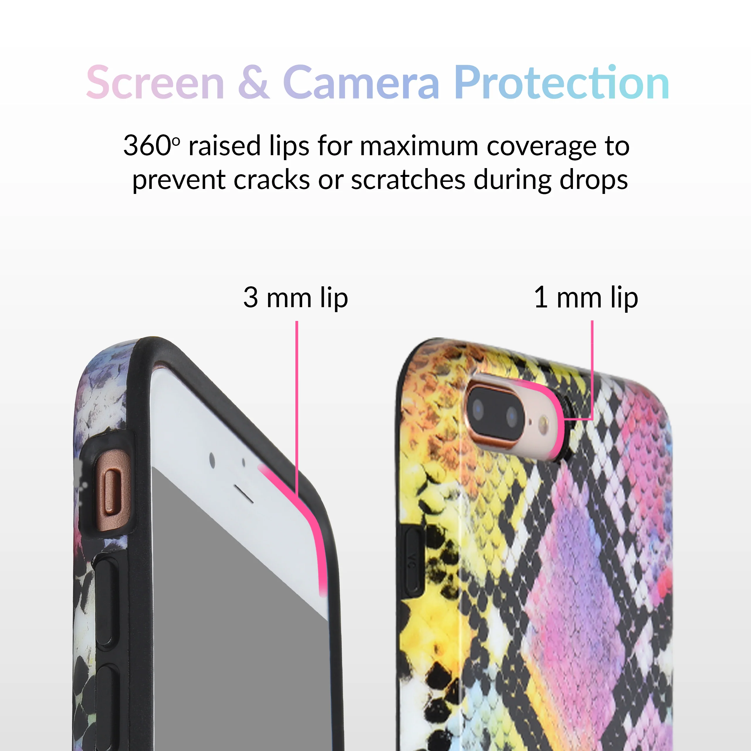 Neon Snakeskin iPhone Case - Image 17
