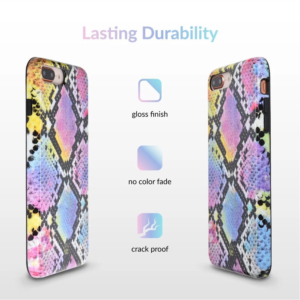 Neon Snakeskin iPhone Case - Image 26