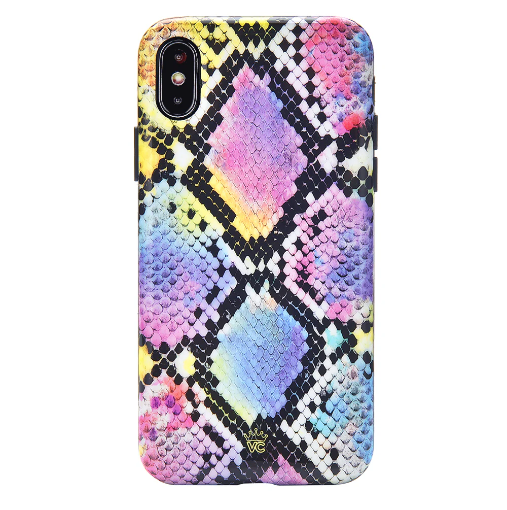 Neon Snakeskin iPhone Case - Image 29