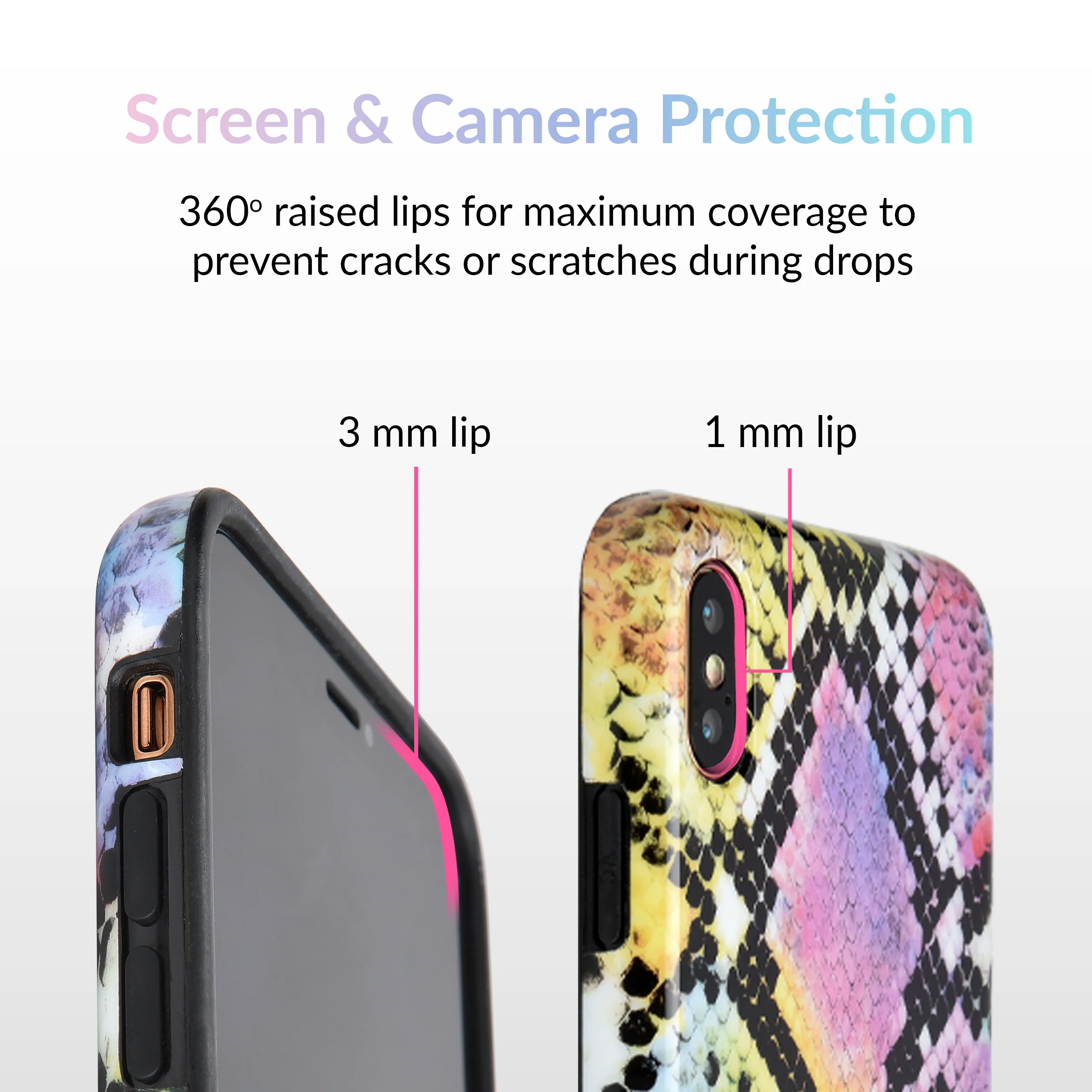 Neon Snakeskin iPhone Case - Image 31