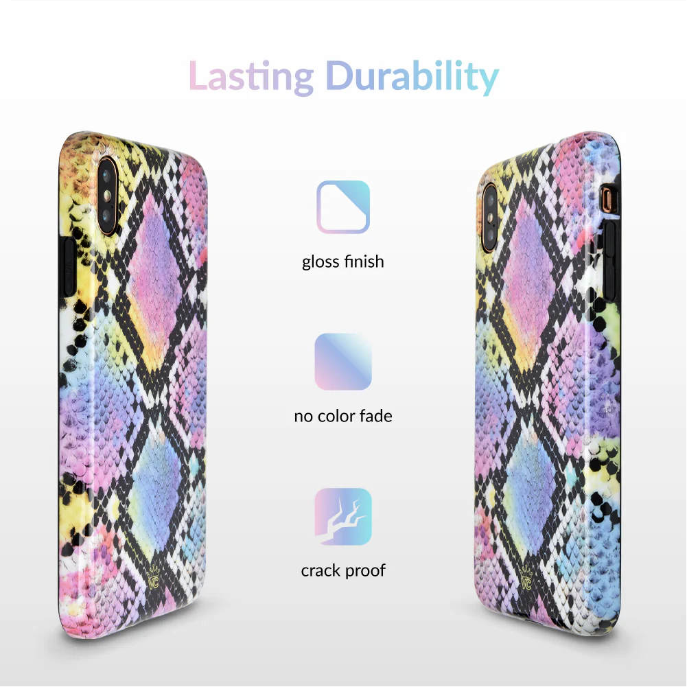 Neon Snakeskin iPhone Case - Image 33