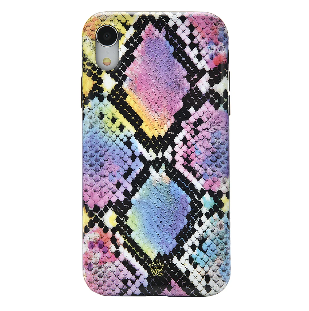 Neon Snakeskin iPhone Case - Image 43