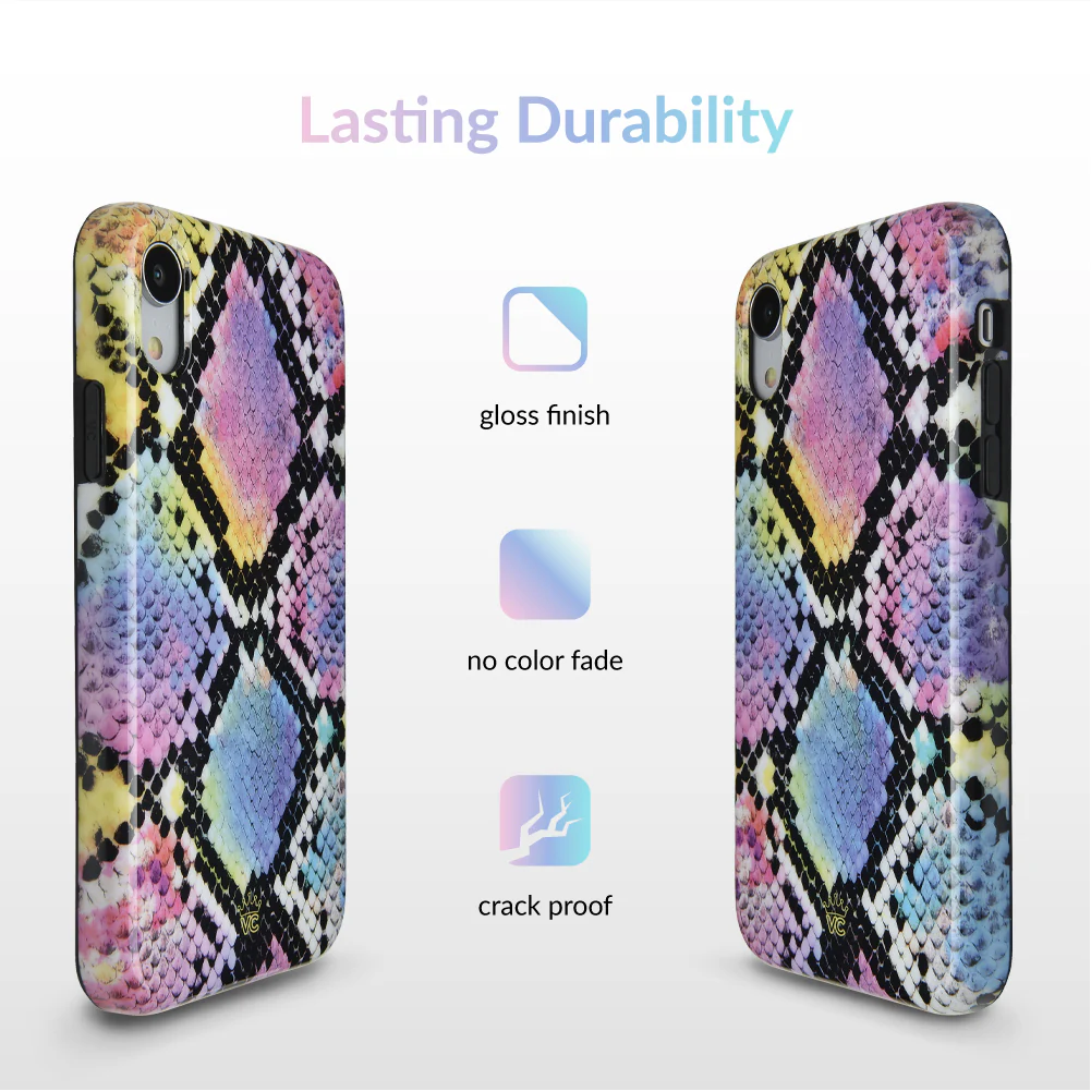 Neon Snakeskin iPhone Case - Image 47