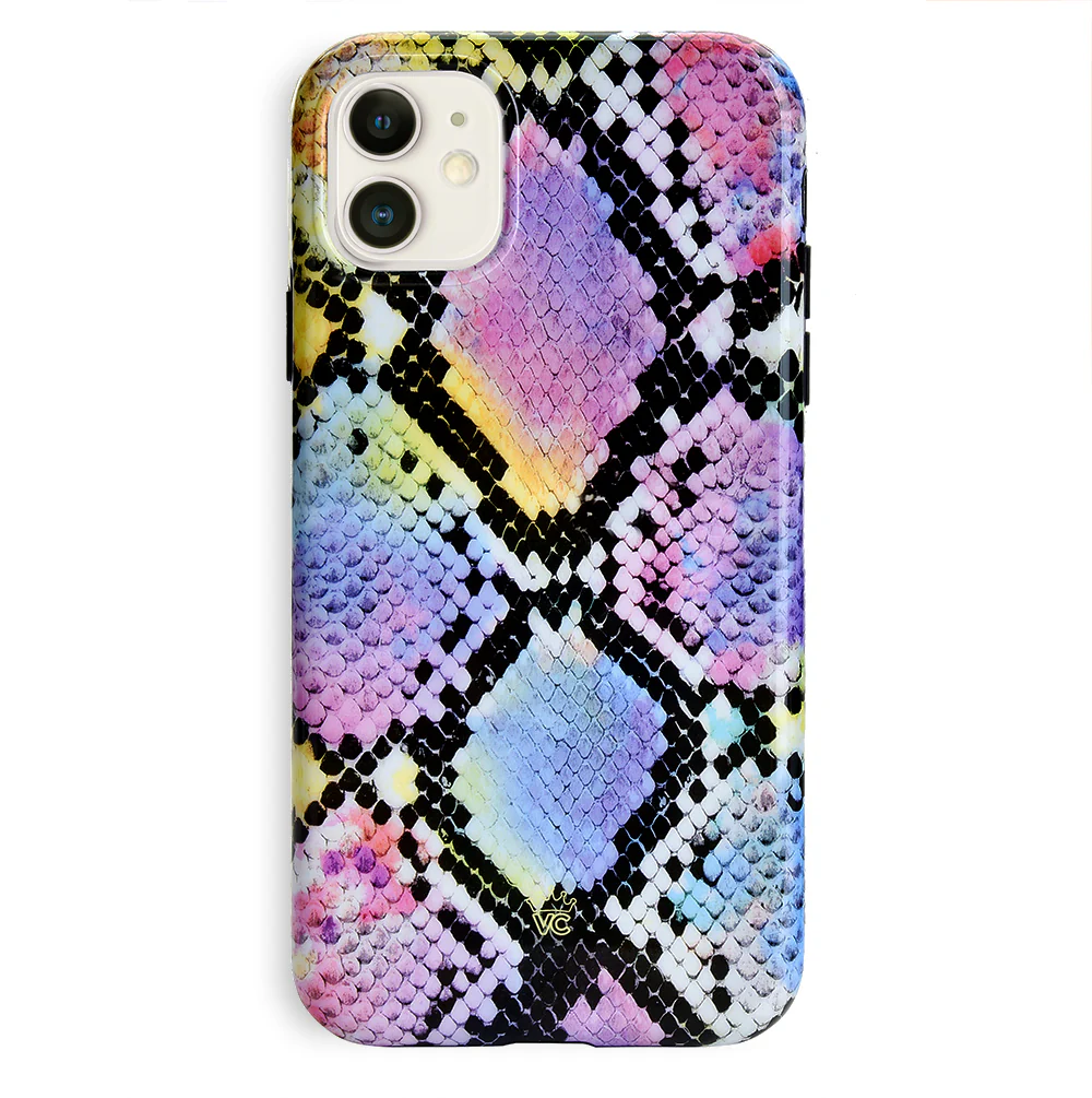 Neon Snakeskin iPhone Case - Image 50