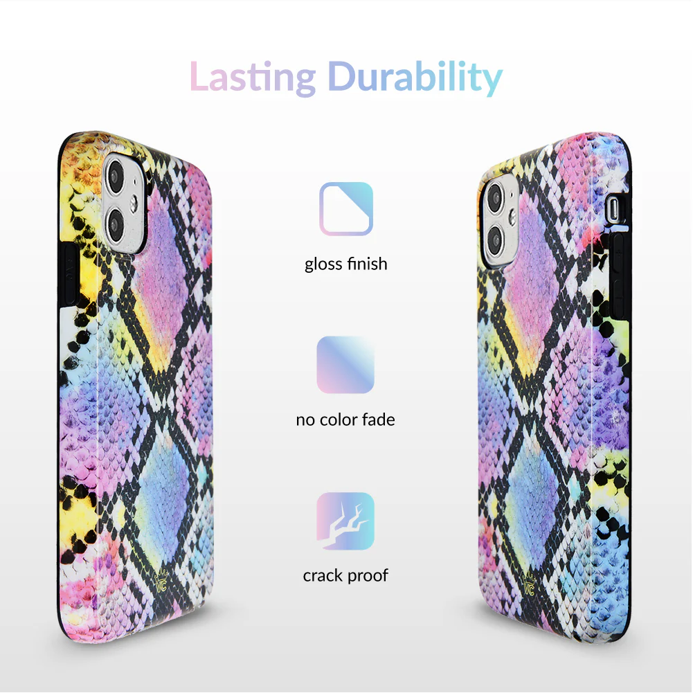 Neon Snakeskin iPhone Case - Image 52