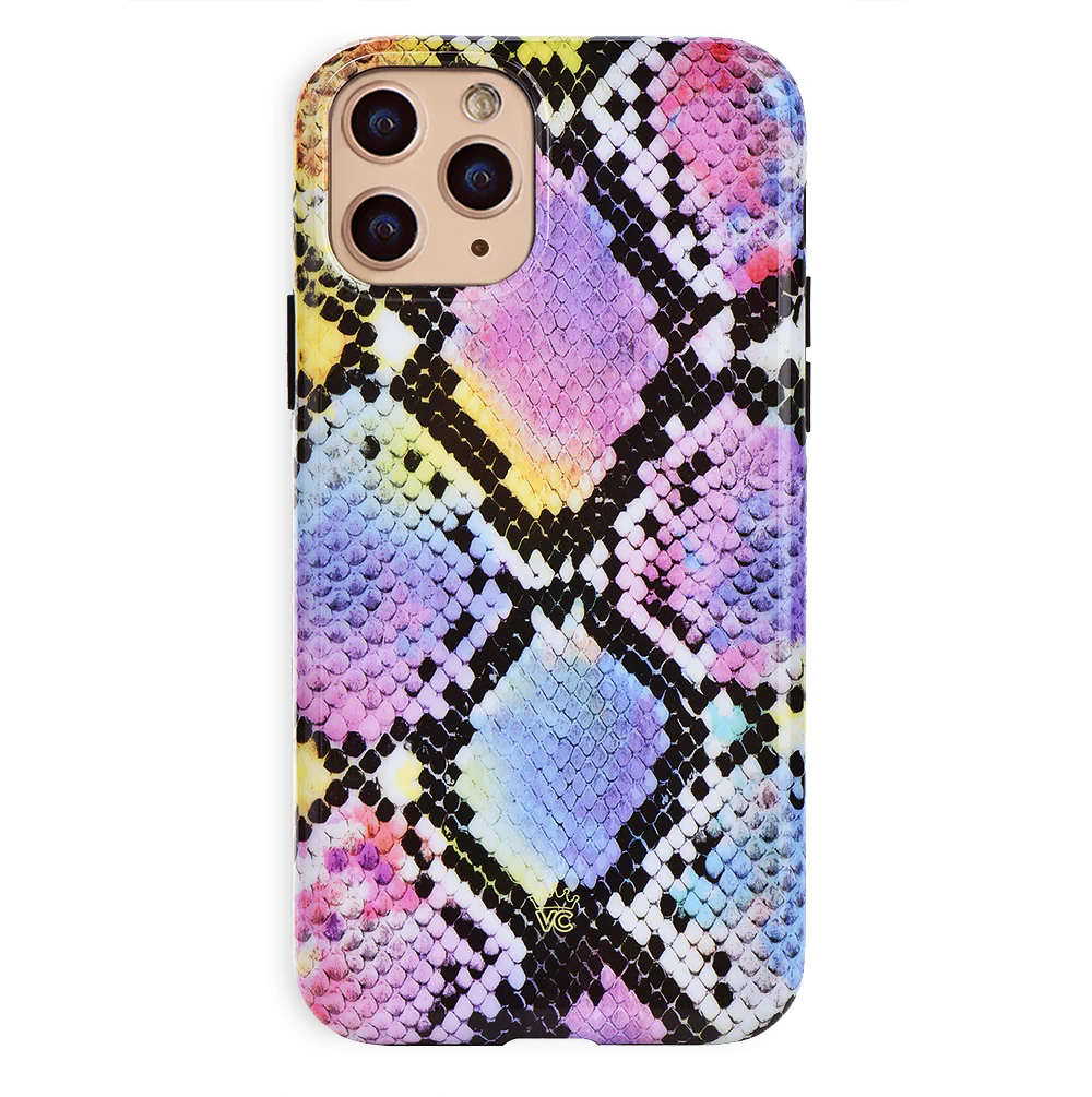 Neon Snakeskin iPhone Case - Image 55