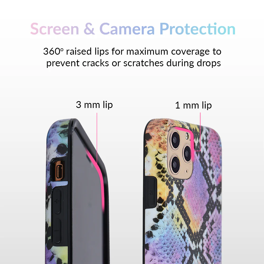 Neon Snakeskin iPhone Case - Image 56