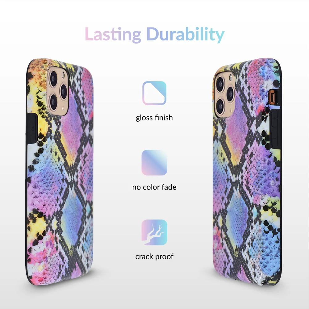 Neon Snakeskin iPhone Case - Image 62