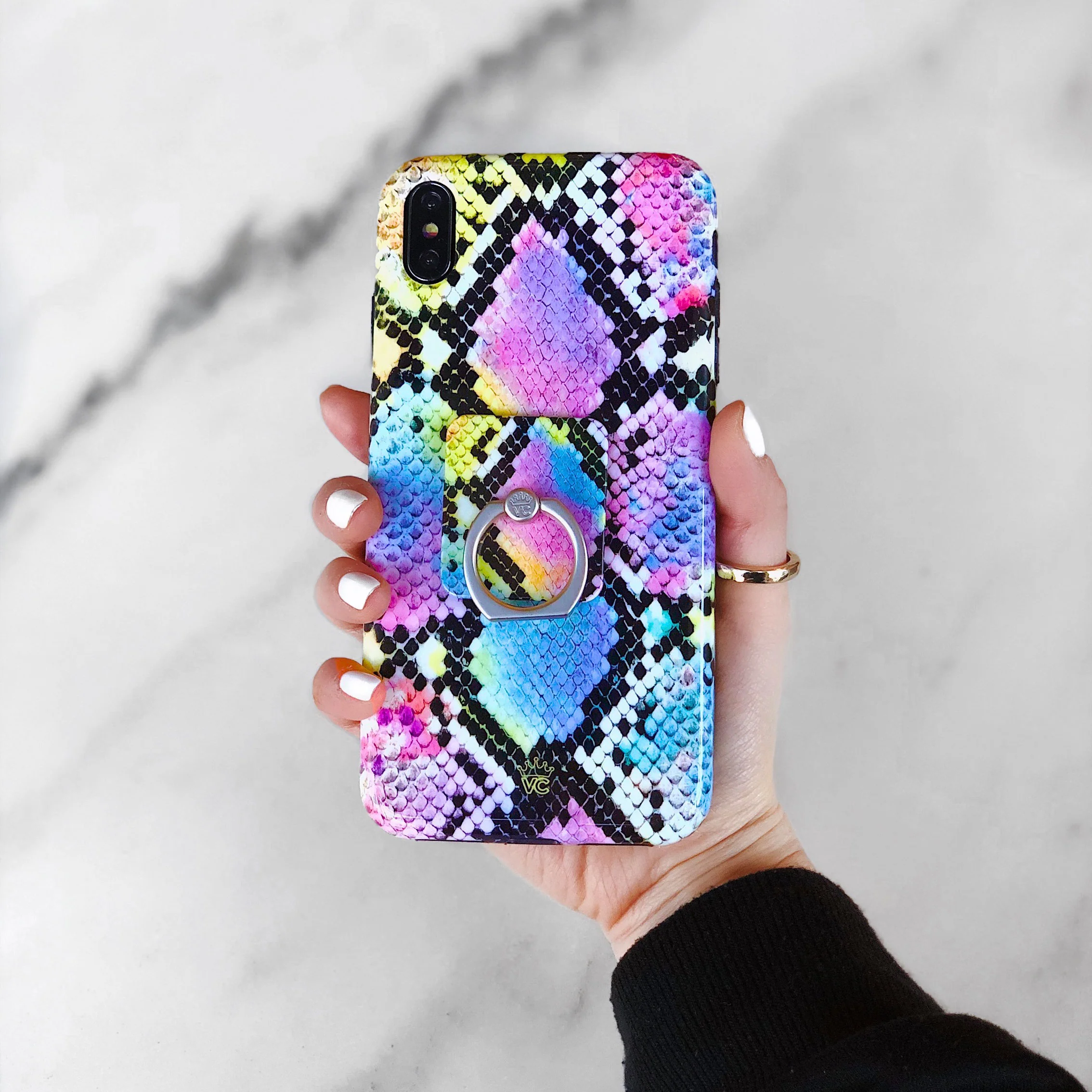 Neon Snakeskin Phone Ring - Image 4