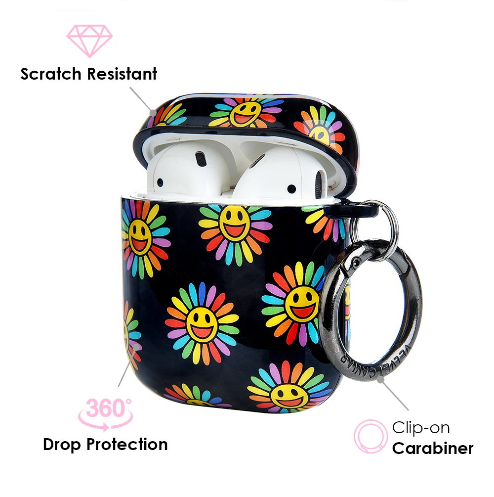 Rainbow Smiley AirPods Case - Image 2