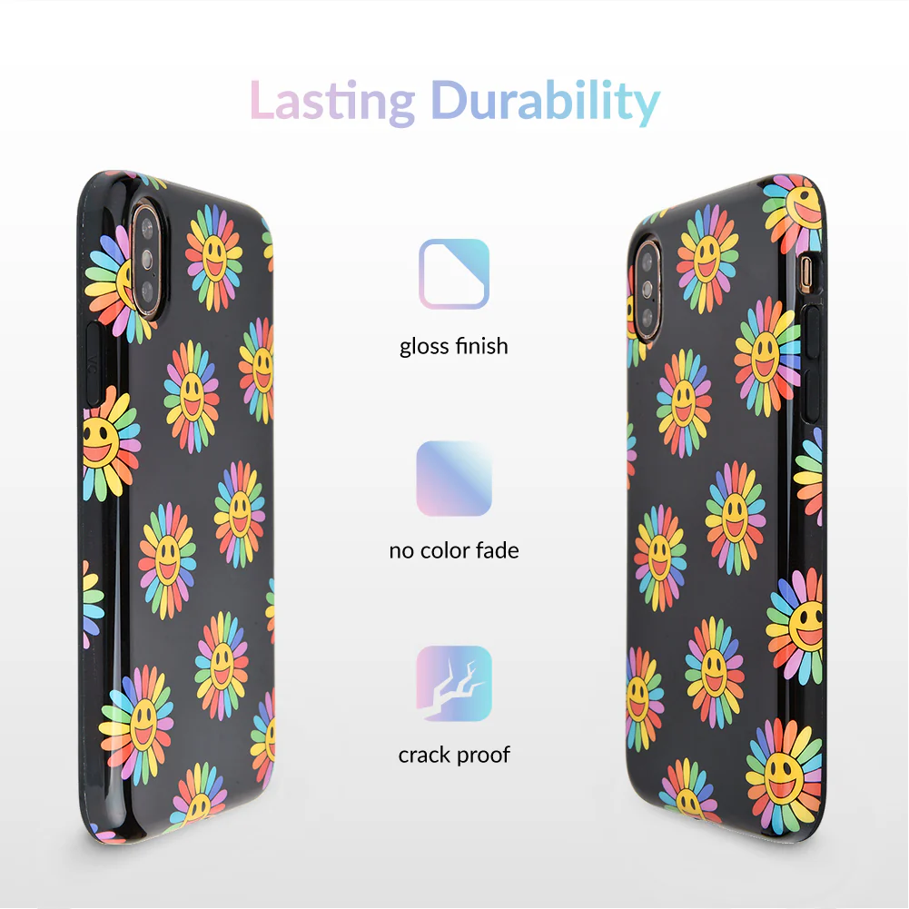 Rainbow Smiley iPhone Case - Image 17