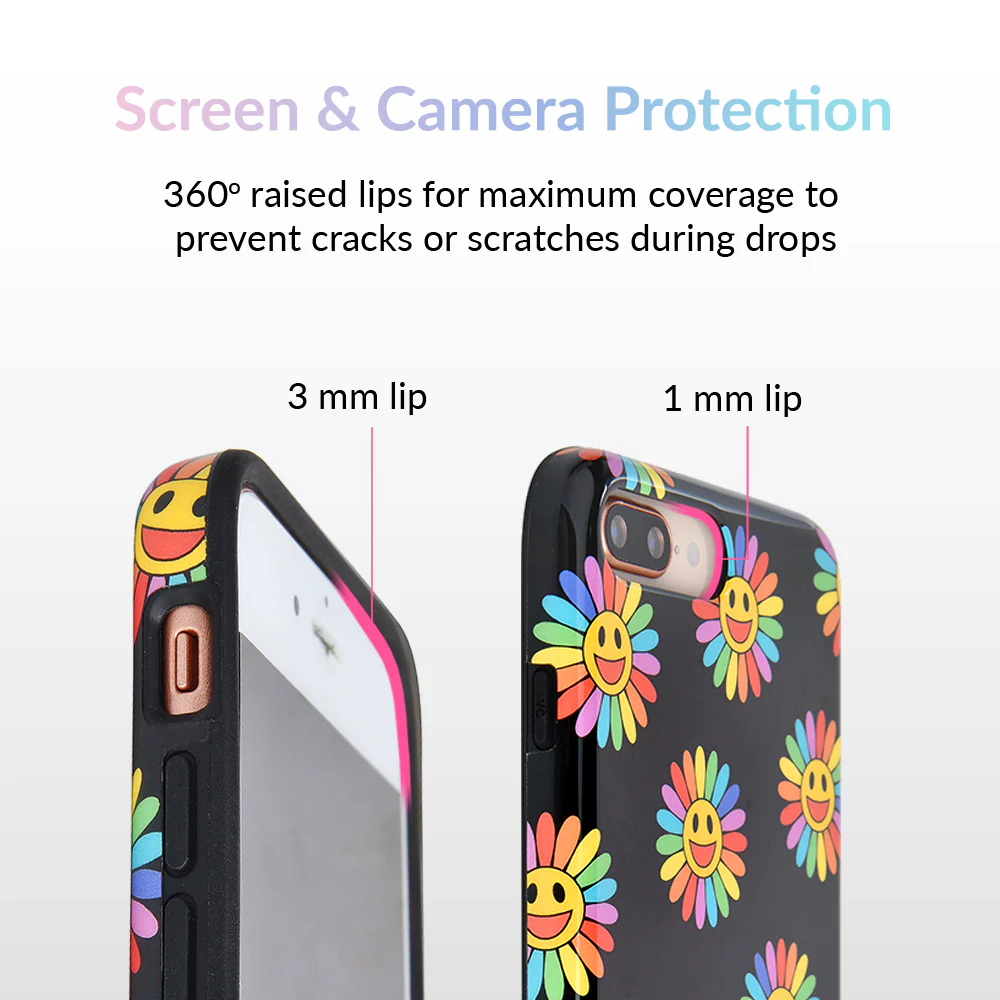 Rainbow Smiley iPhone Case - Image 3