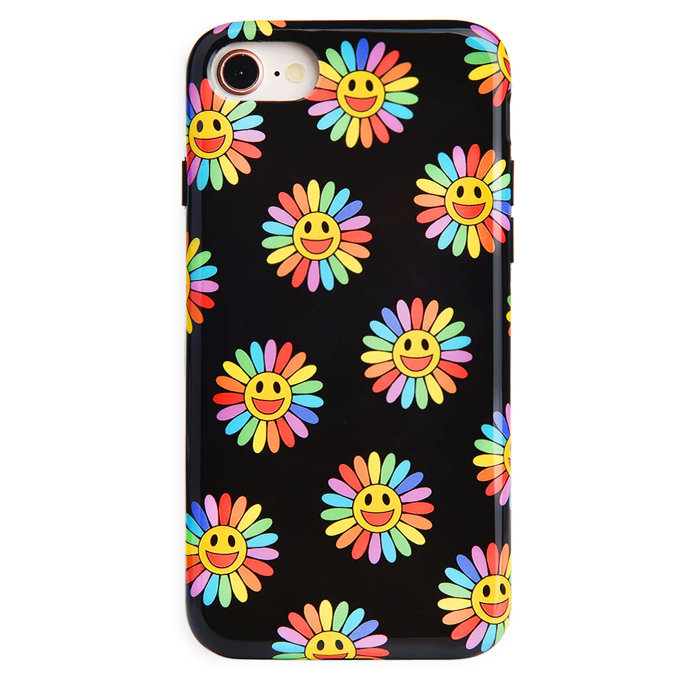 Rainbow Smiley iPhone Case - Image 46