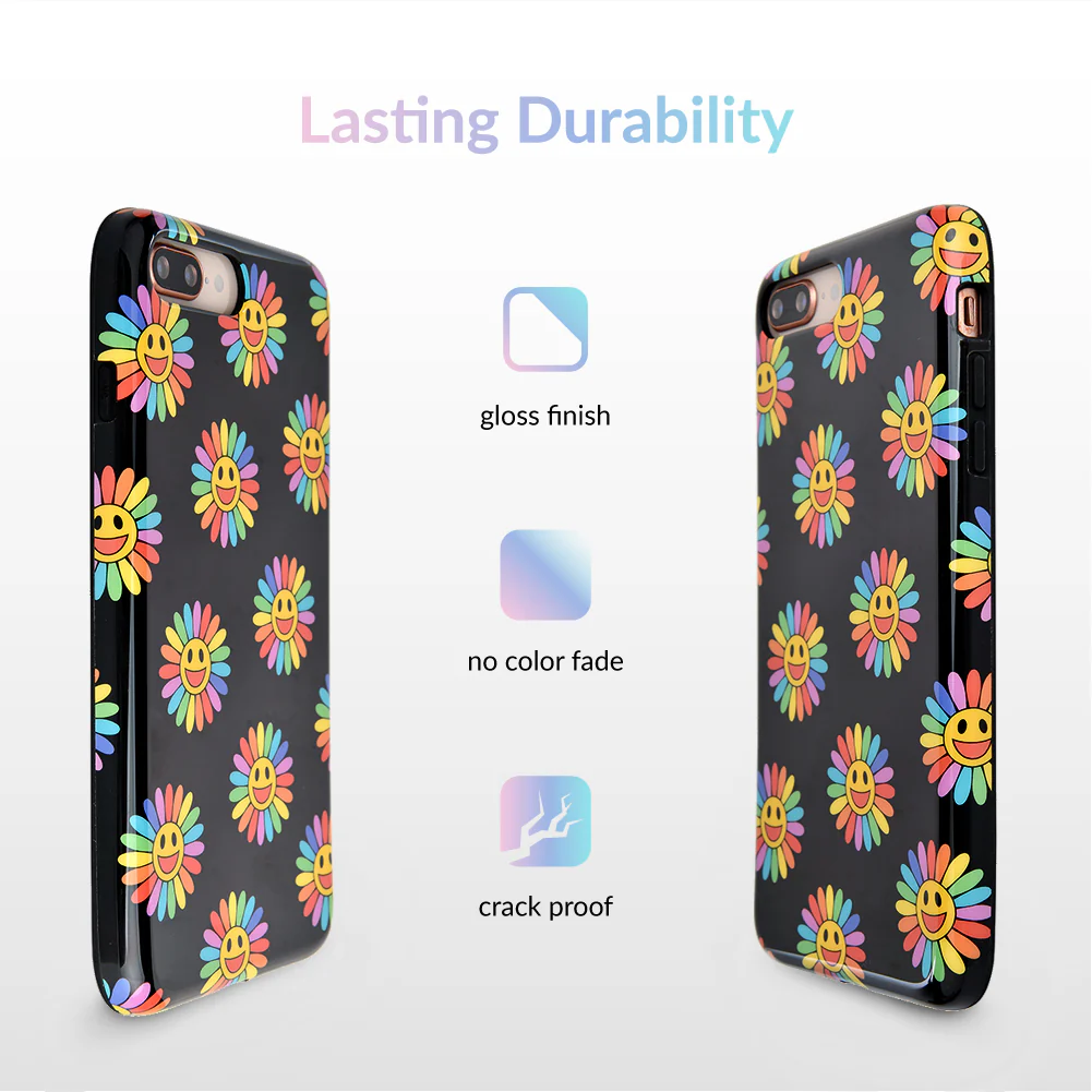 Rainbow Smiley iPhone Case - Image 5