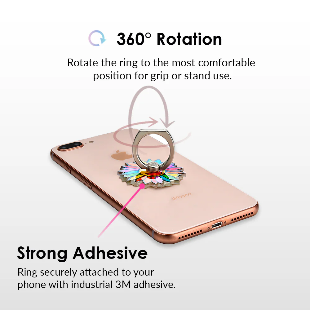 Rainbow Smiley Phone Ring - Image 3