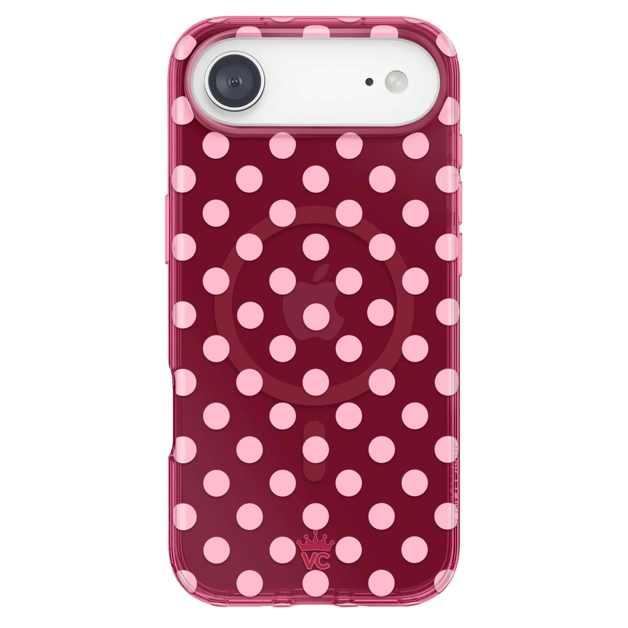 Raspberry Polka Dot iPhone Case - Image 11