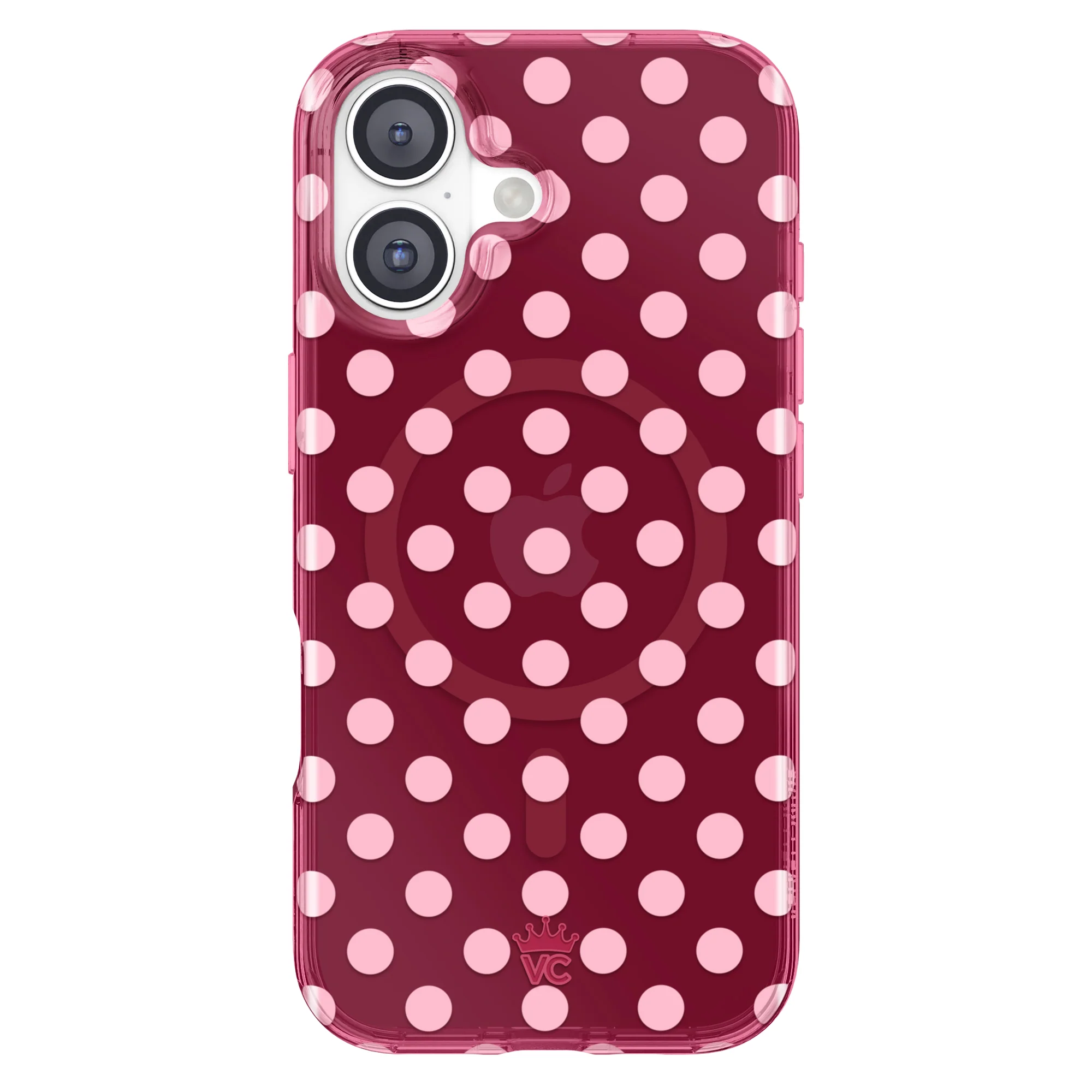 Raspberry Polka Dot iPhone Case - Image 16