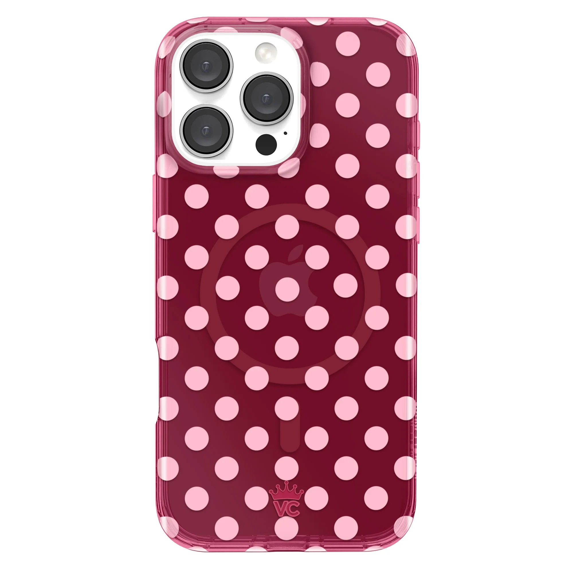Raspberry Polka Dot iPhone Case - Image 21