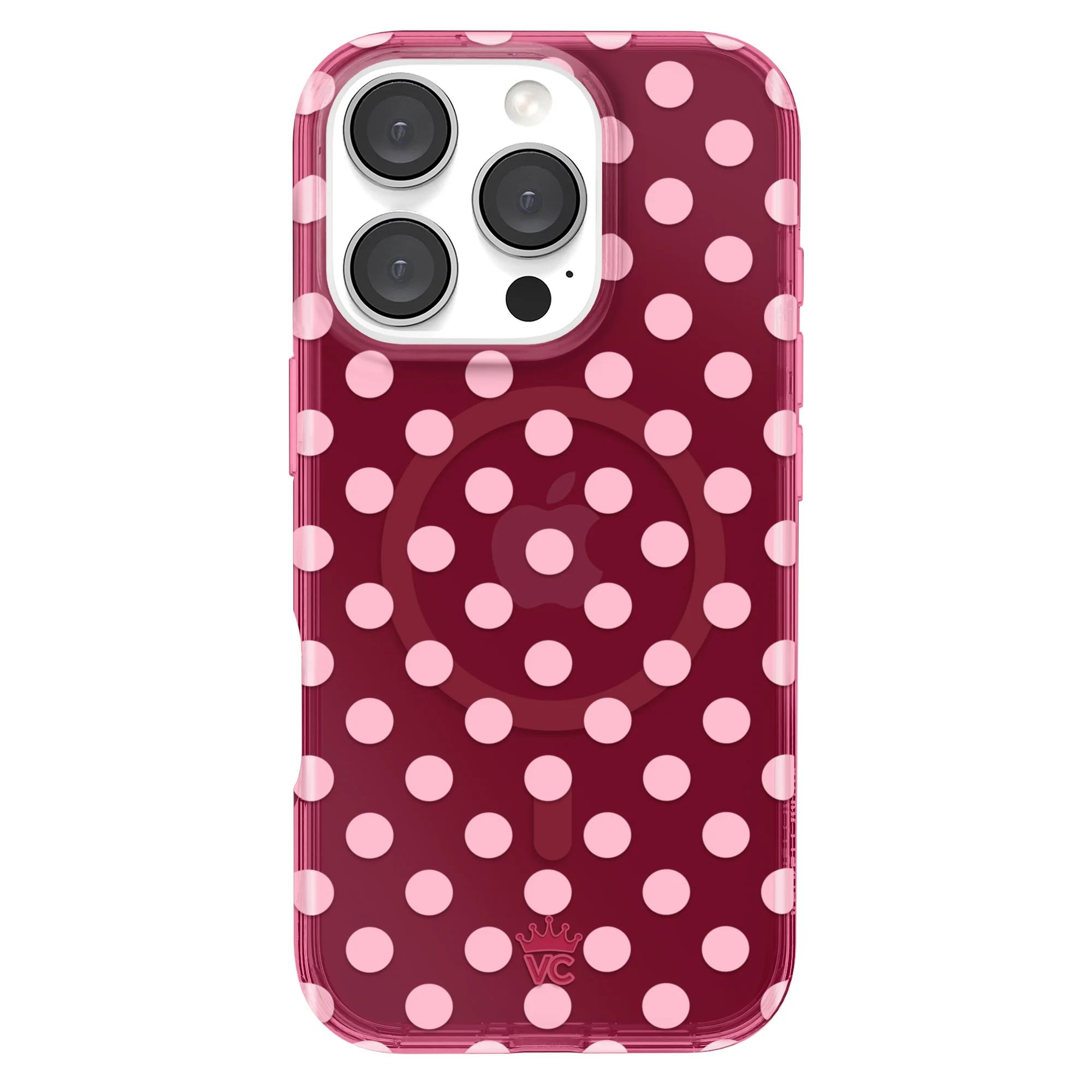 Raspberry Polka Dot iPhone Case - Image 26