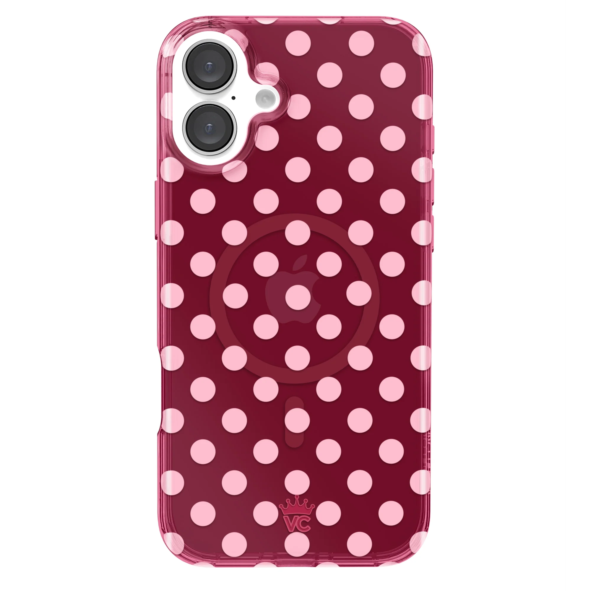 Raspberry Polka Dot iPhone Case - Image 31