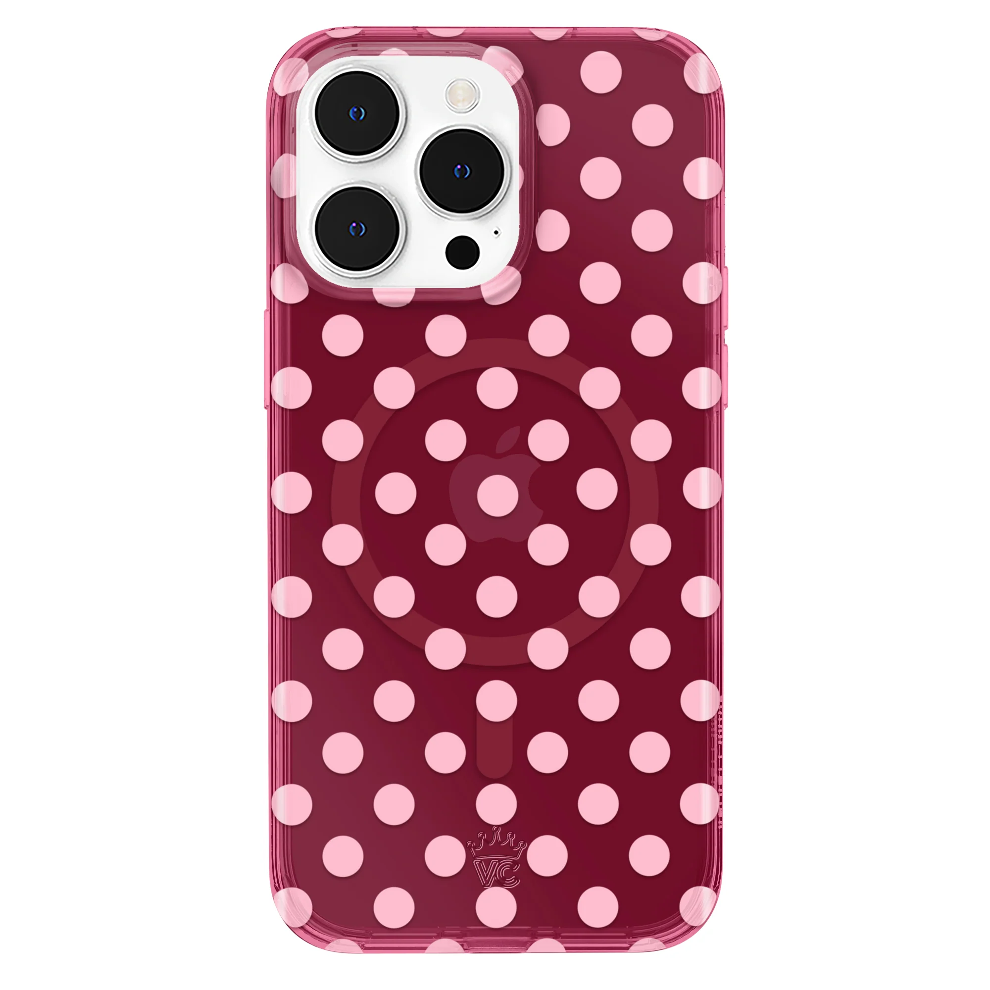Raspberry Polka Dot iPhone Case - Image 61