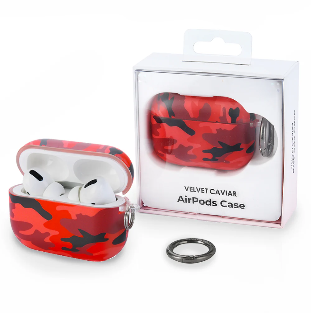 Red Camo Airpods Case - Image 8