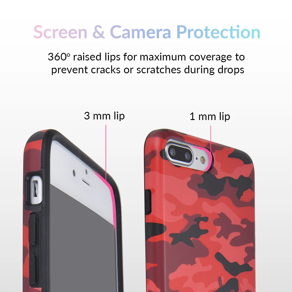 Red Camo iPhone Case - Image 23