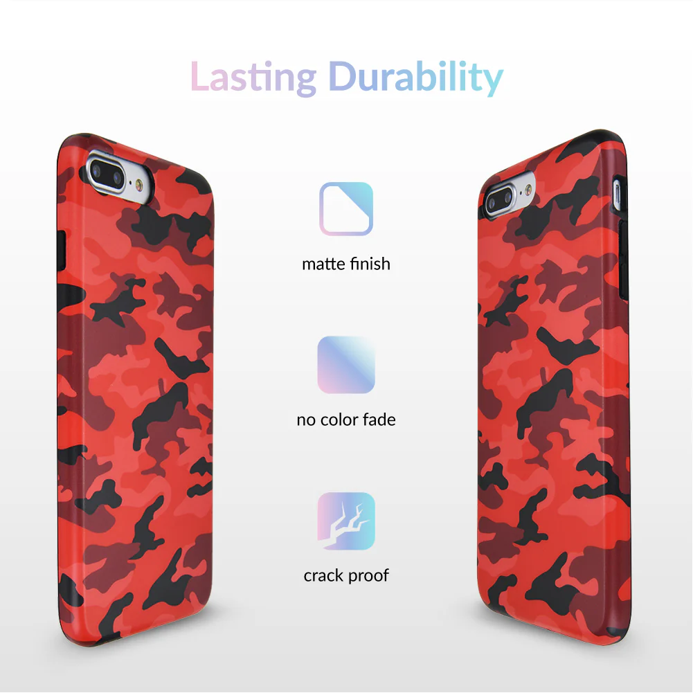Red Camo iPhone Case - Image 32