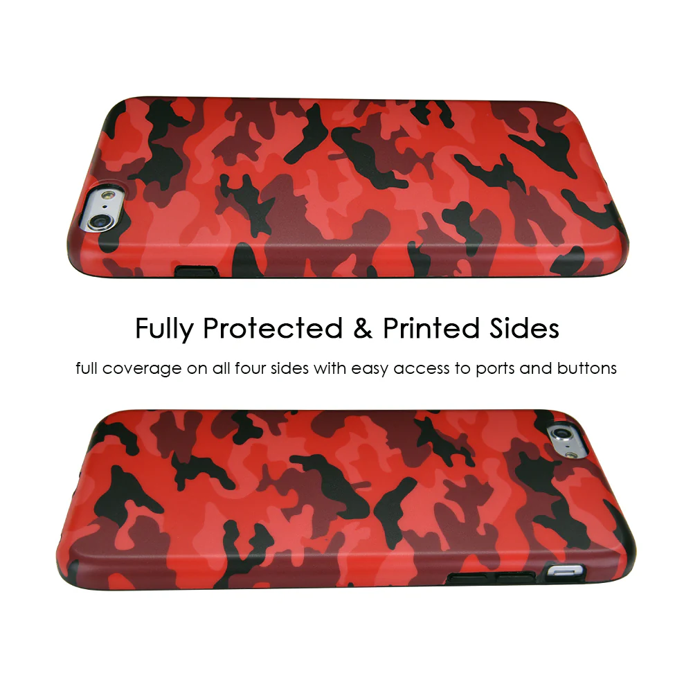 Red Camo iPhone Case - Image 38