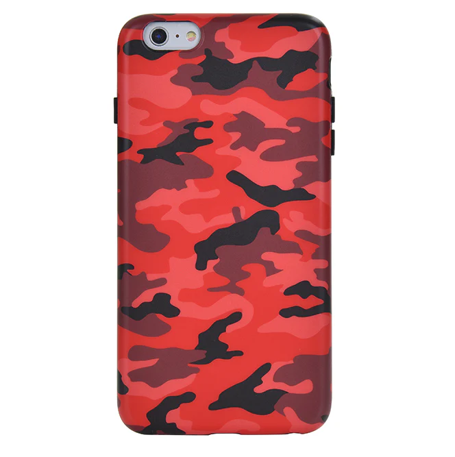 Red Camo iPhone Case - Image 41