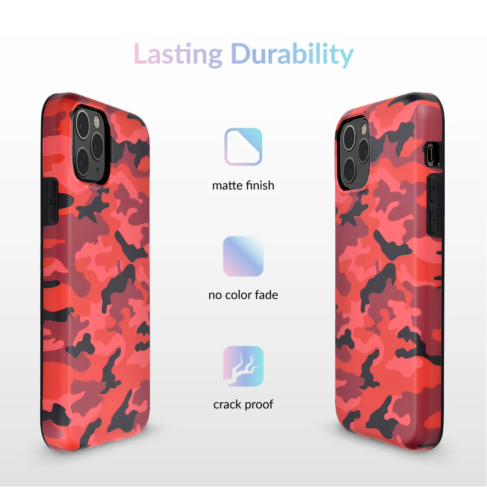 Red Camo iPhone Case - Image 65