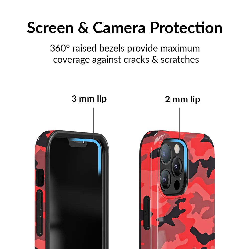 Red Camo iPhone Case - Image 73