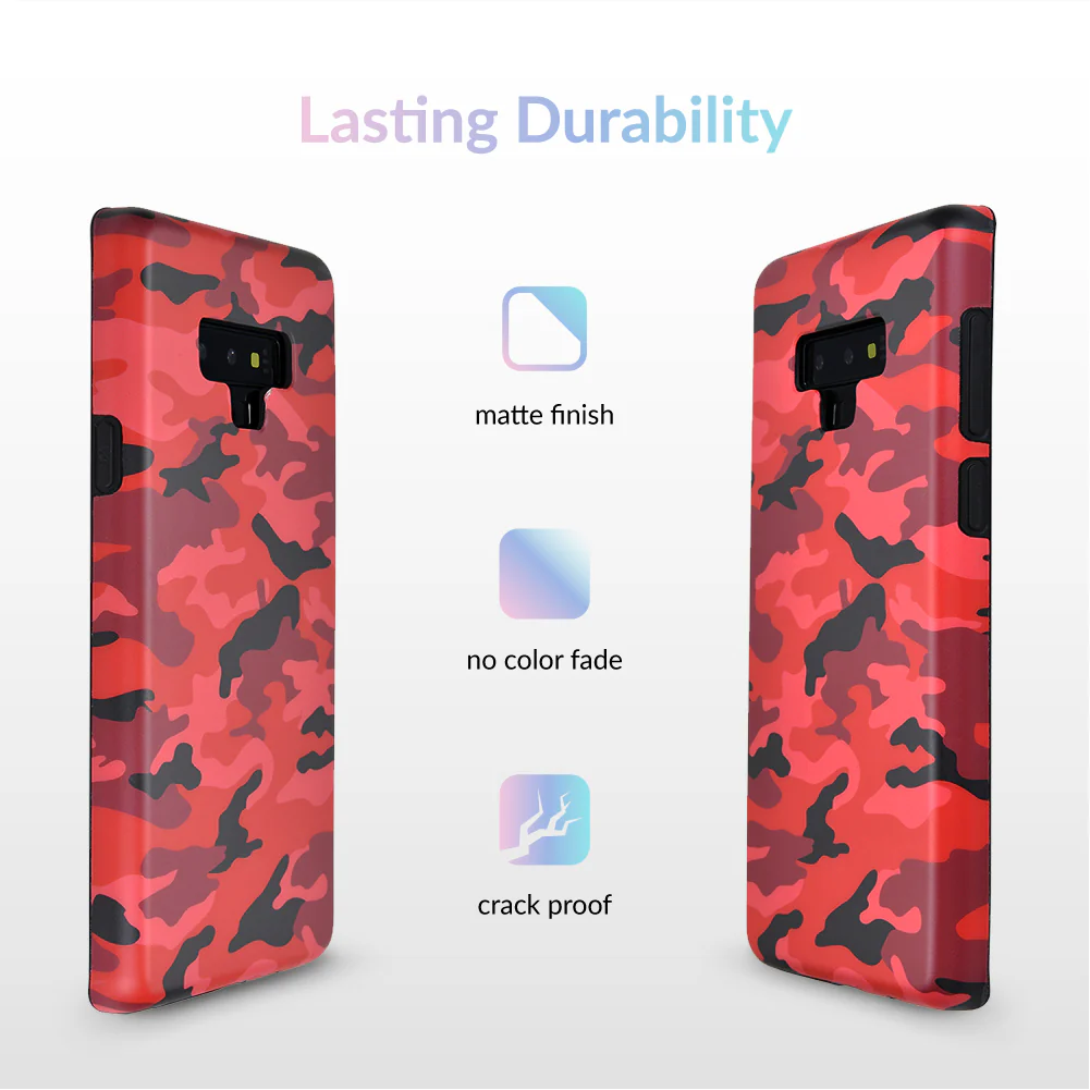 Red Camo Samsung Galaxy Case - Image 14
