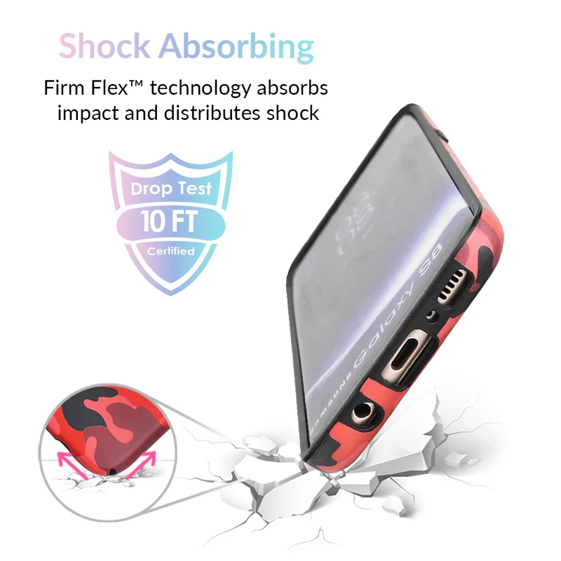 Red Camo Samsung Galaxy Case - Image 22
