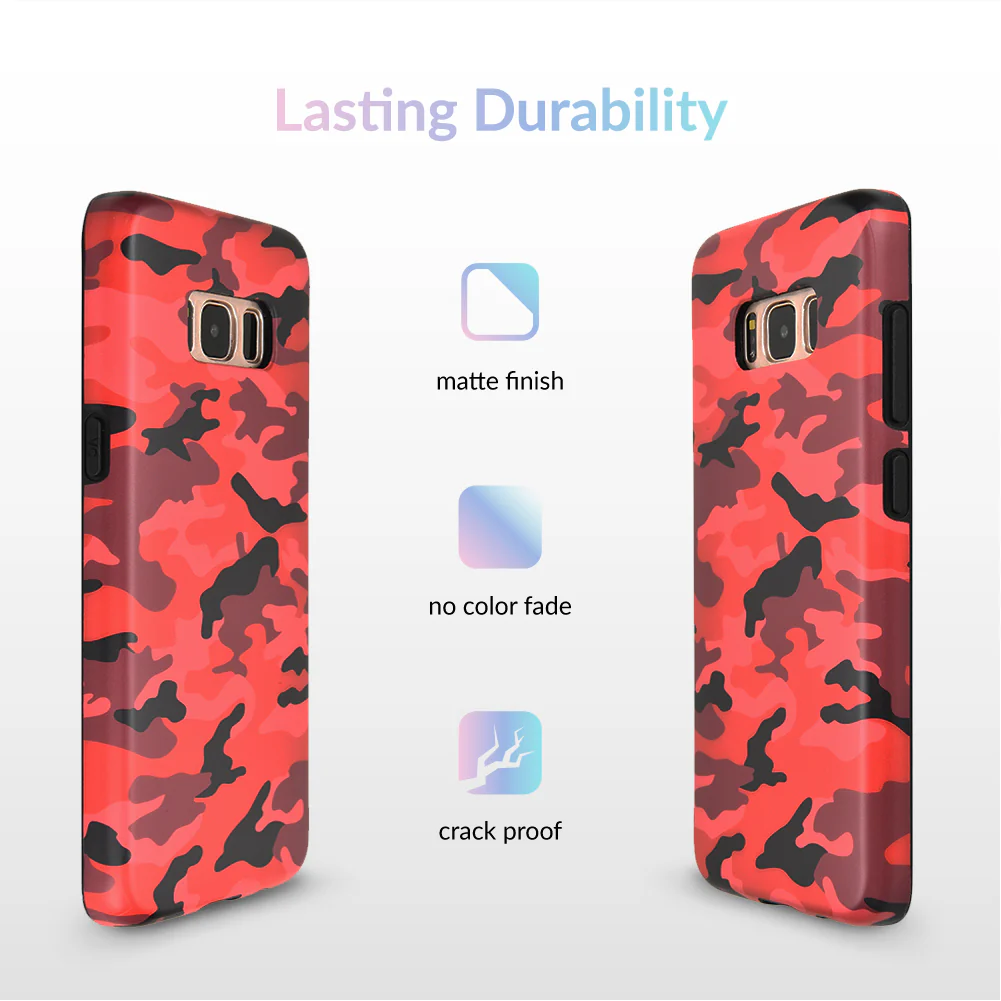 Red Camo Samsung Galaxy Case - Image 23