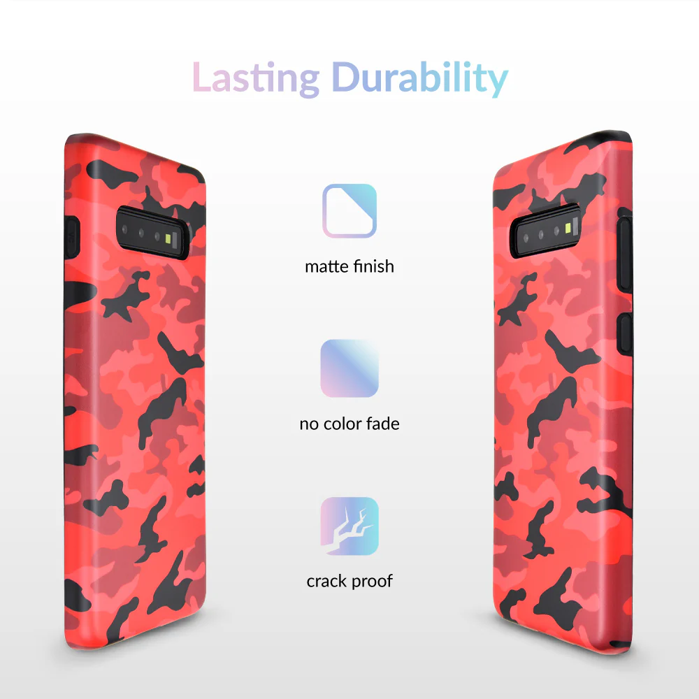 Red Camo Samsung Galaxy Case - Image 27
