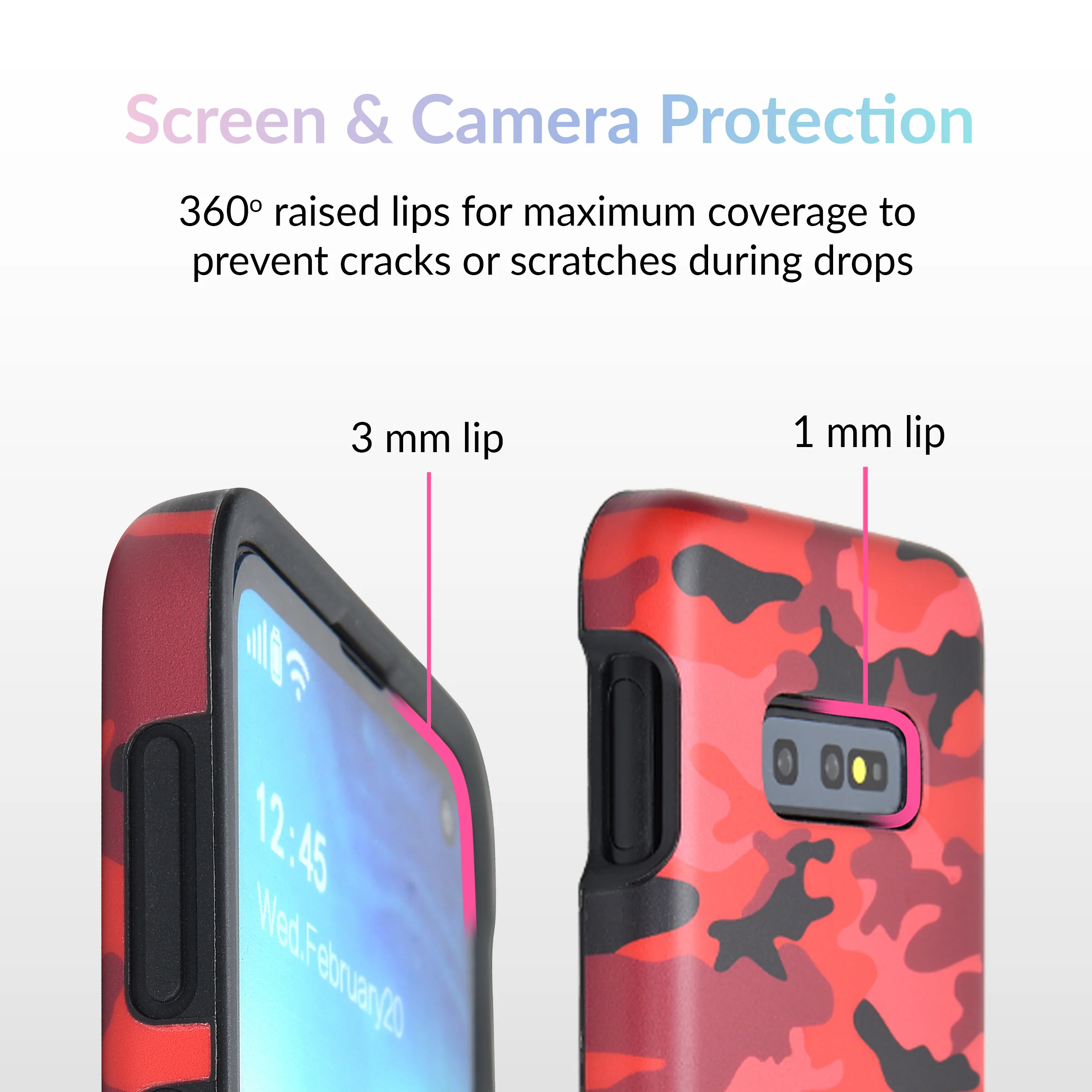 Red Camo Samsung Galaxy Case - Image 35