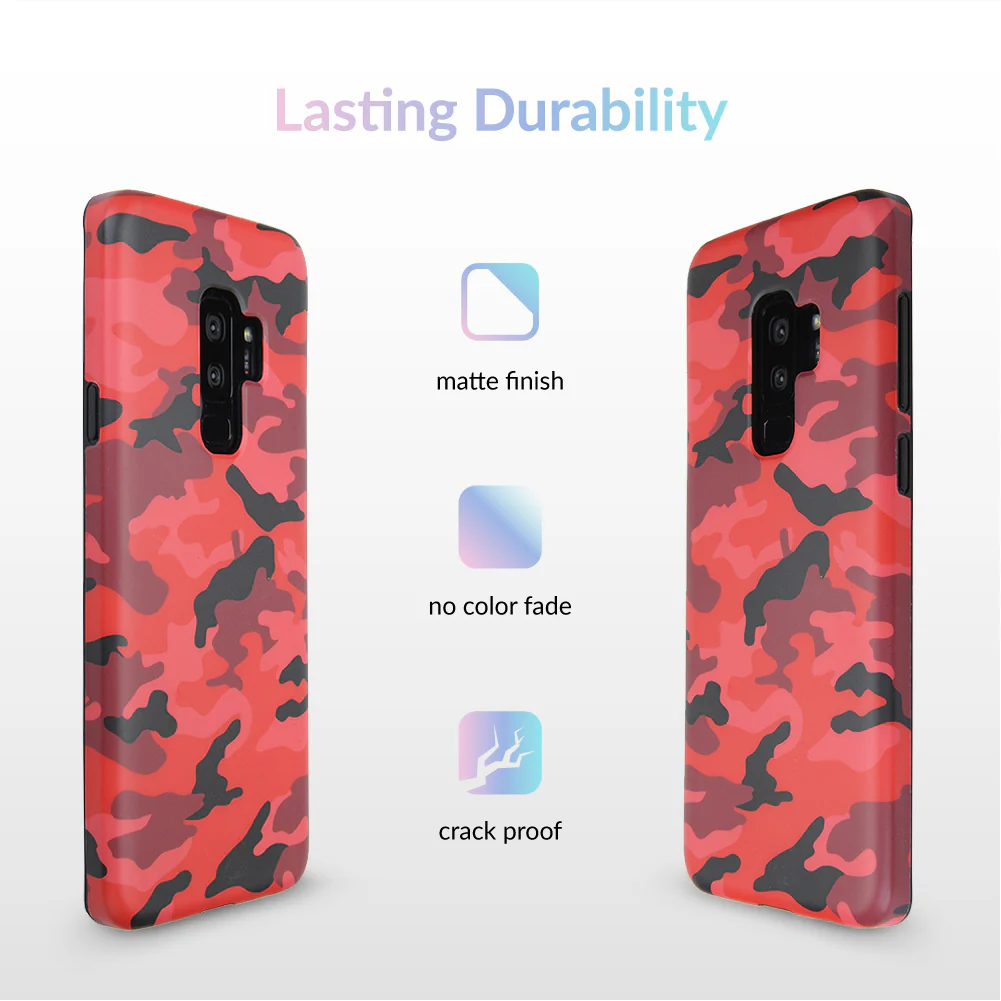 Red Camo Samsung Galaxy Case - Image 4
