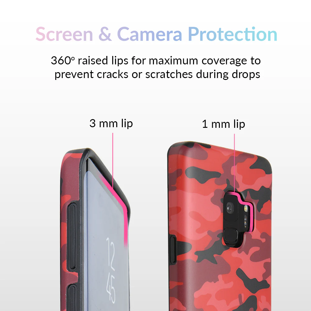 Red Camo Samsung Galaxy Case - Image 7
