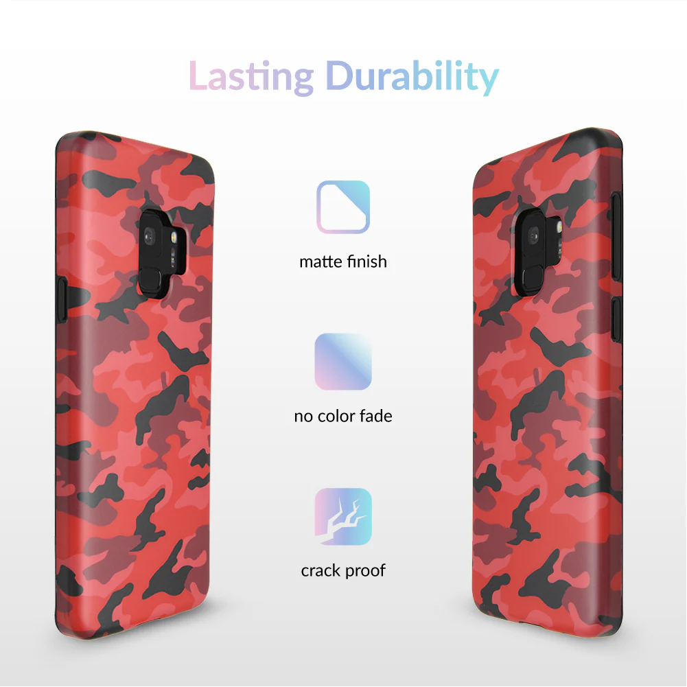 Red Camo Samsung Galaxy Case - Image 9