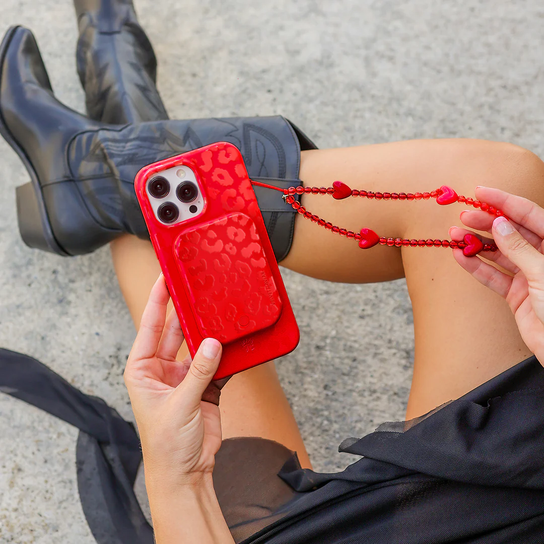 Red Heart Phone Charm - Image 2