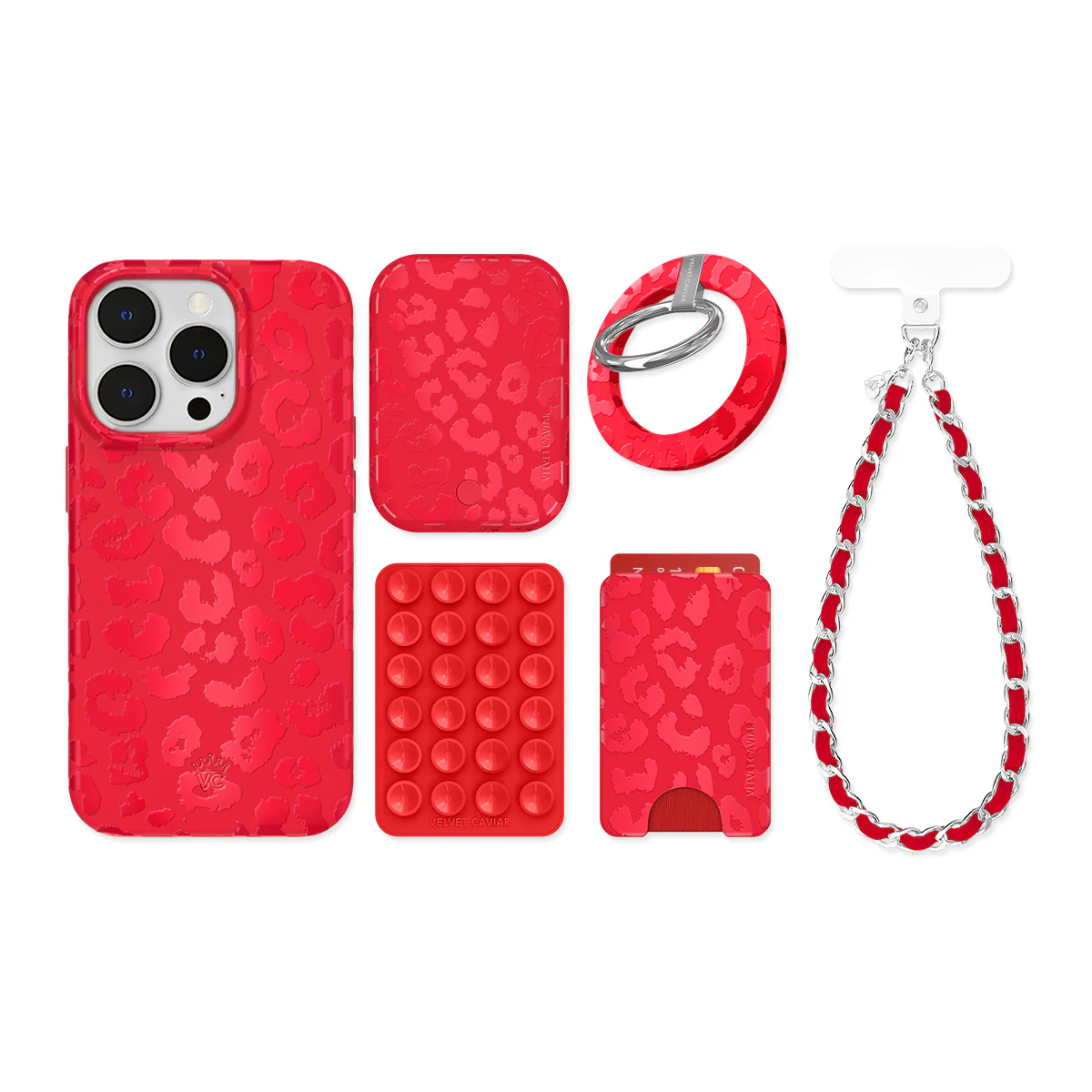 Red Hot Leopard iPhone Bundle Set - Image 11