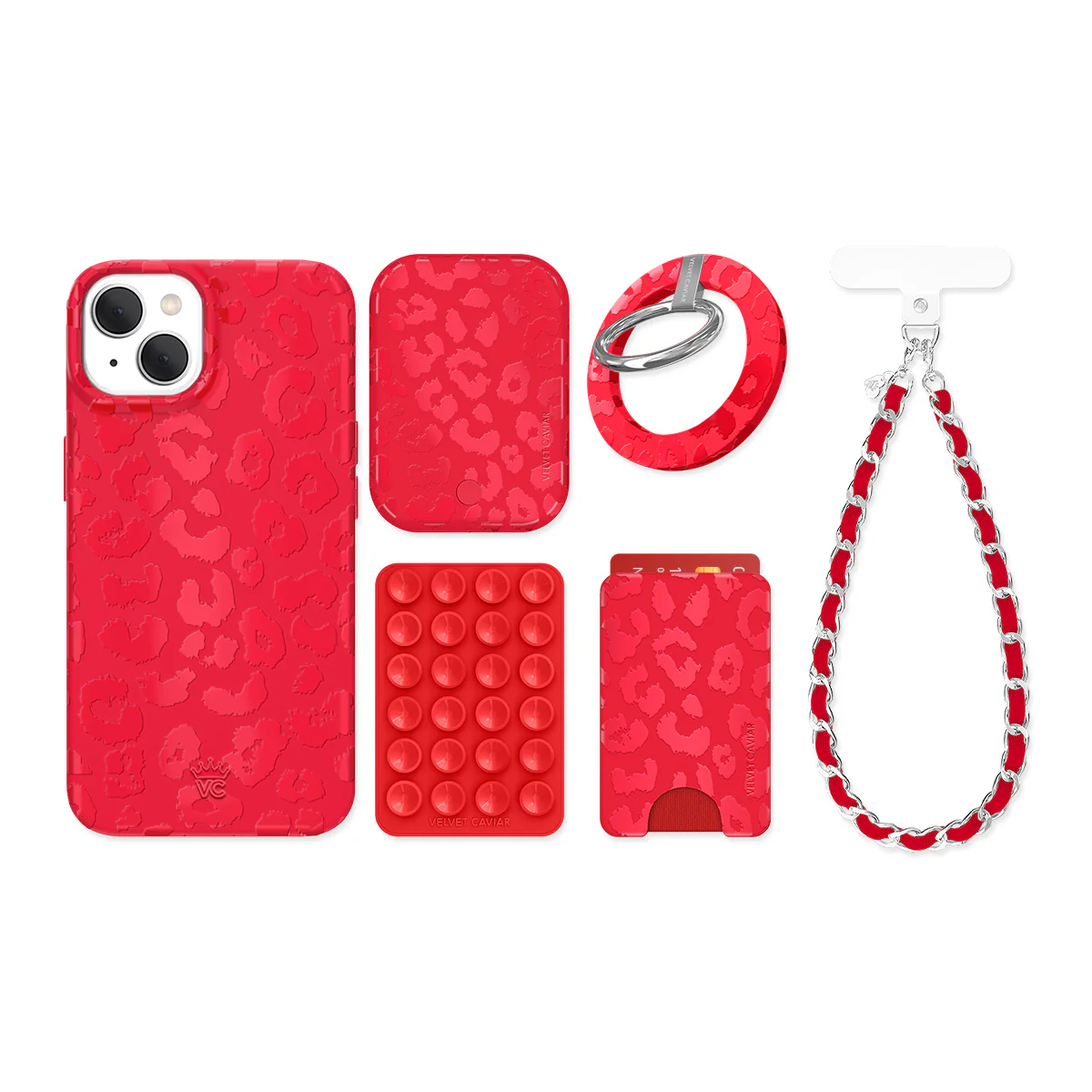Red Hot Leopard iPhone Bundle Set - Image 13